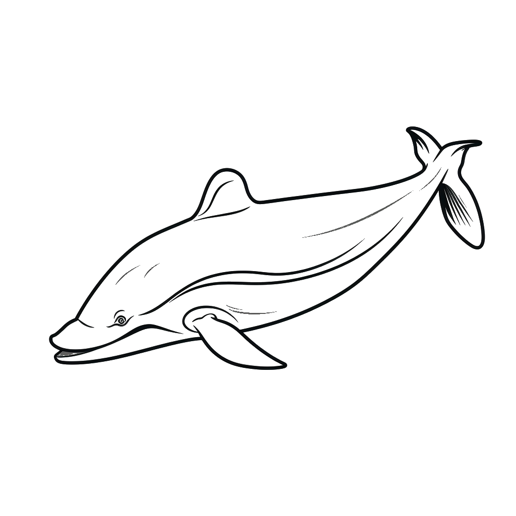 Dibujo de ballena para colorear 12 listo para imprimir gratis