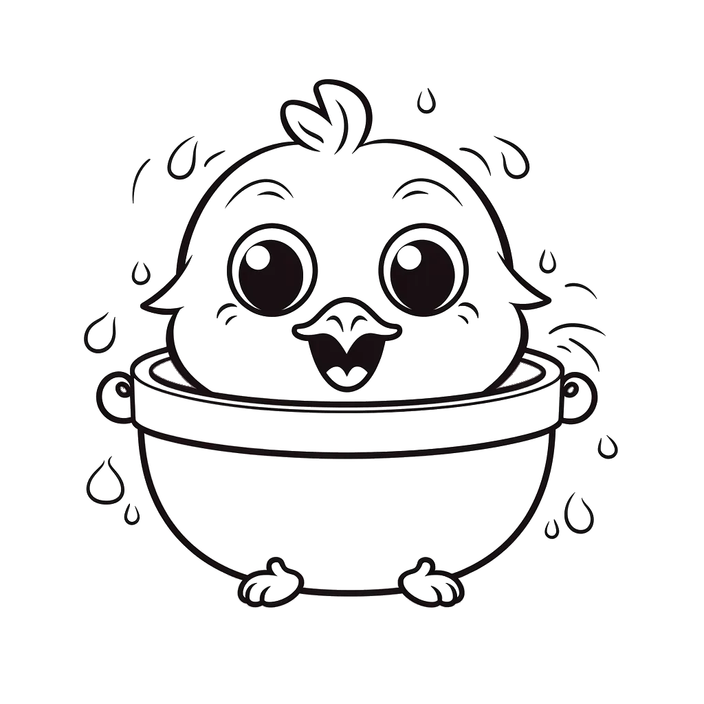 Dibujo de gallina para colorear 1 listo para imprimir gratis