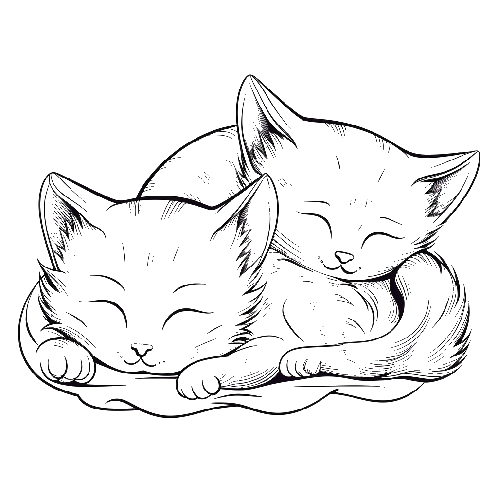 Dibujo de gato para colorear 20 listo para imprimir gratis