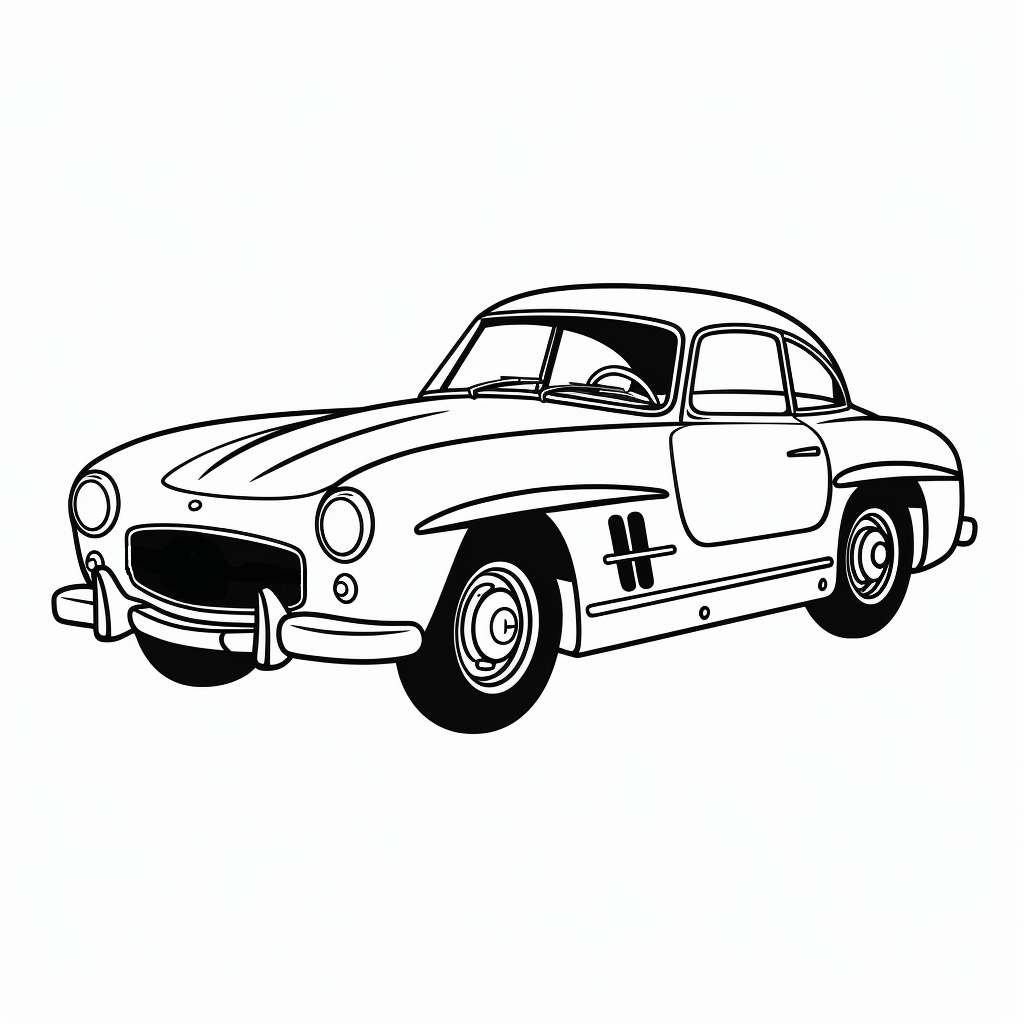 Dibujo de coches para colorear 12 listo para imprimir gratis