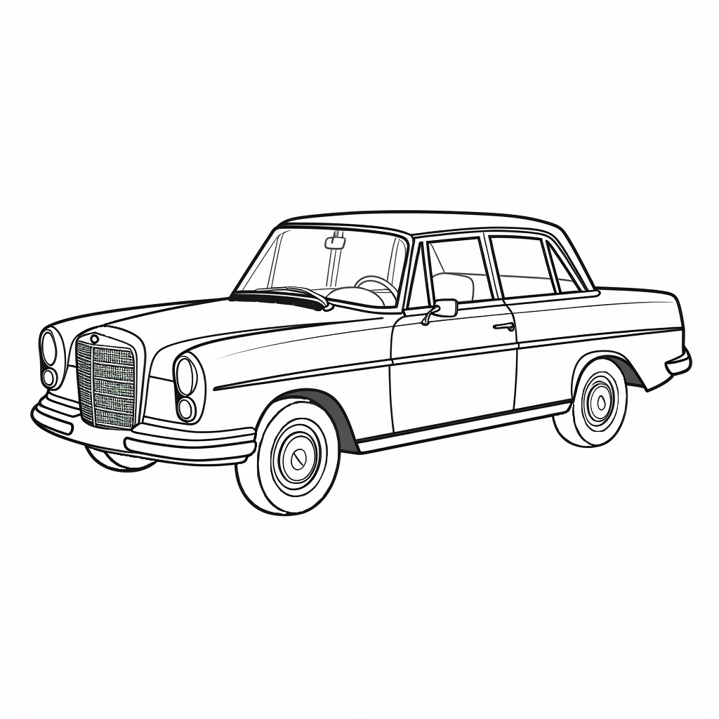 Dibujo de coches para colorear 13 listo para imprimir gratis