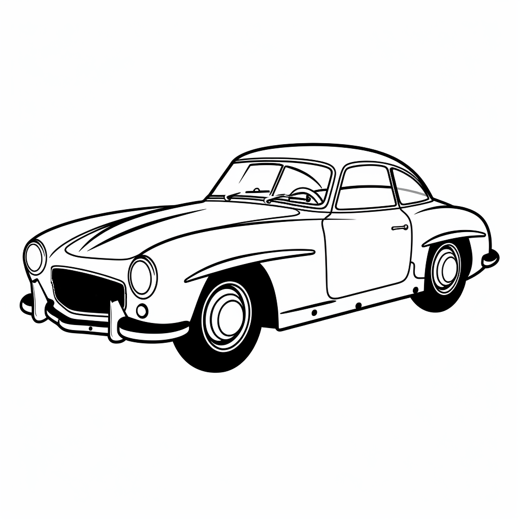 Dibujo de coches para colorear 14 listo para imprimir gratis