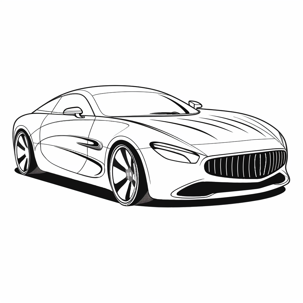 Dibujo de coches para colorear 15 listo para imprimir gratis