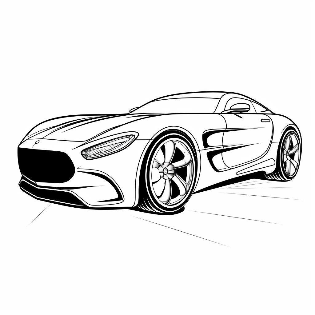 Dibujo de coches para colorear 16 listo para imprimir gratis