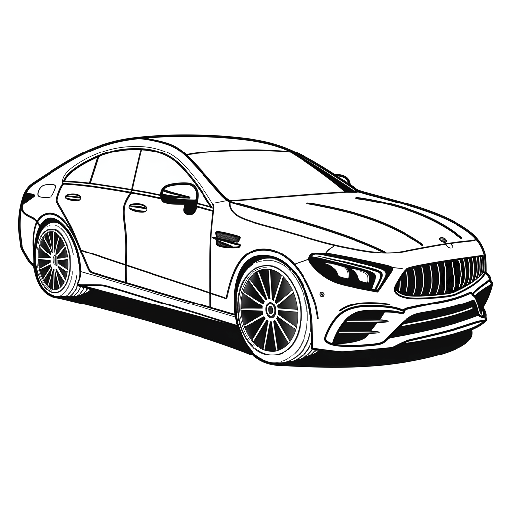 Dibujo de coches para colorear 20 listo para imprimir gratis
