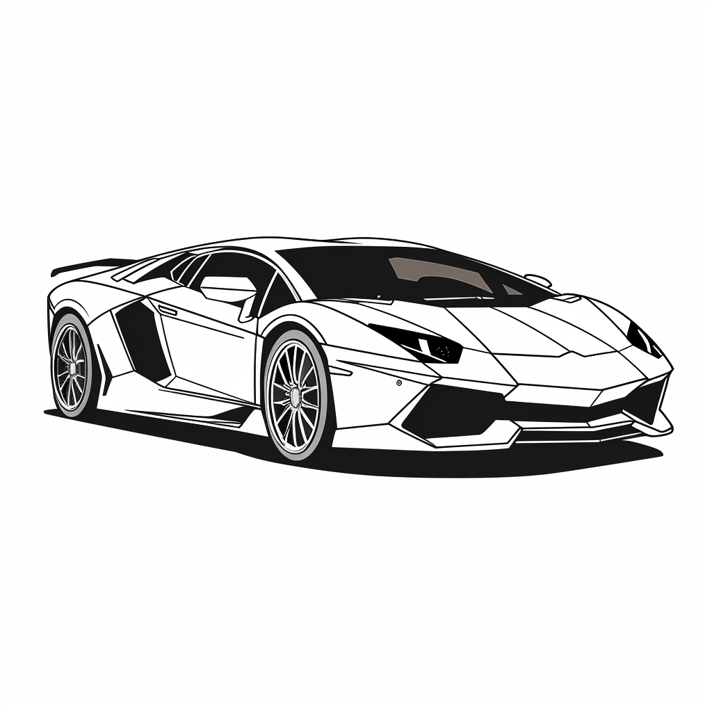 Dibujo de coches para colorear 28 listo para imprimir gratis