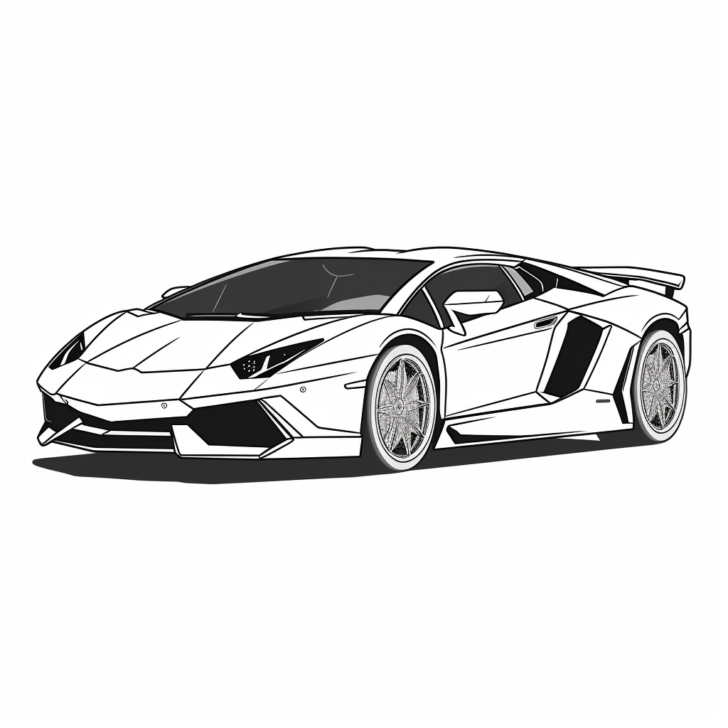 Dibujo de coches para colorear 29 listo para imprimir gratis