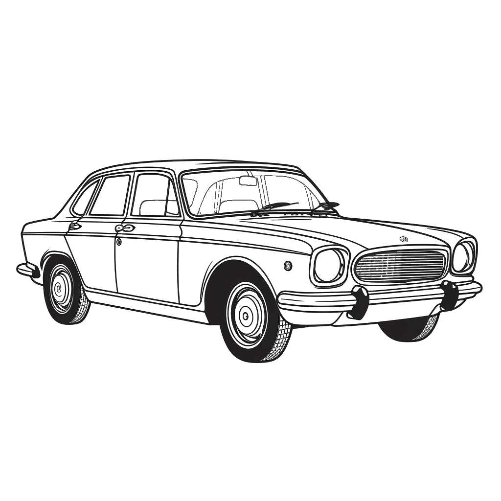 Dibujo de coches para colorear 3 listo para imprimir gratis