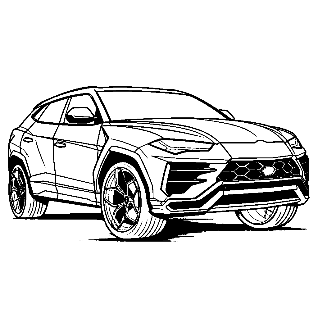 Dibujo de coches para colorear 30 listo para imprimir gratis