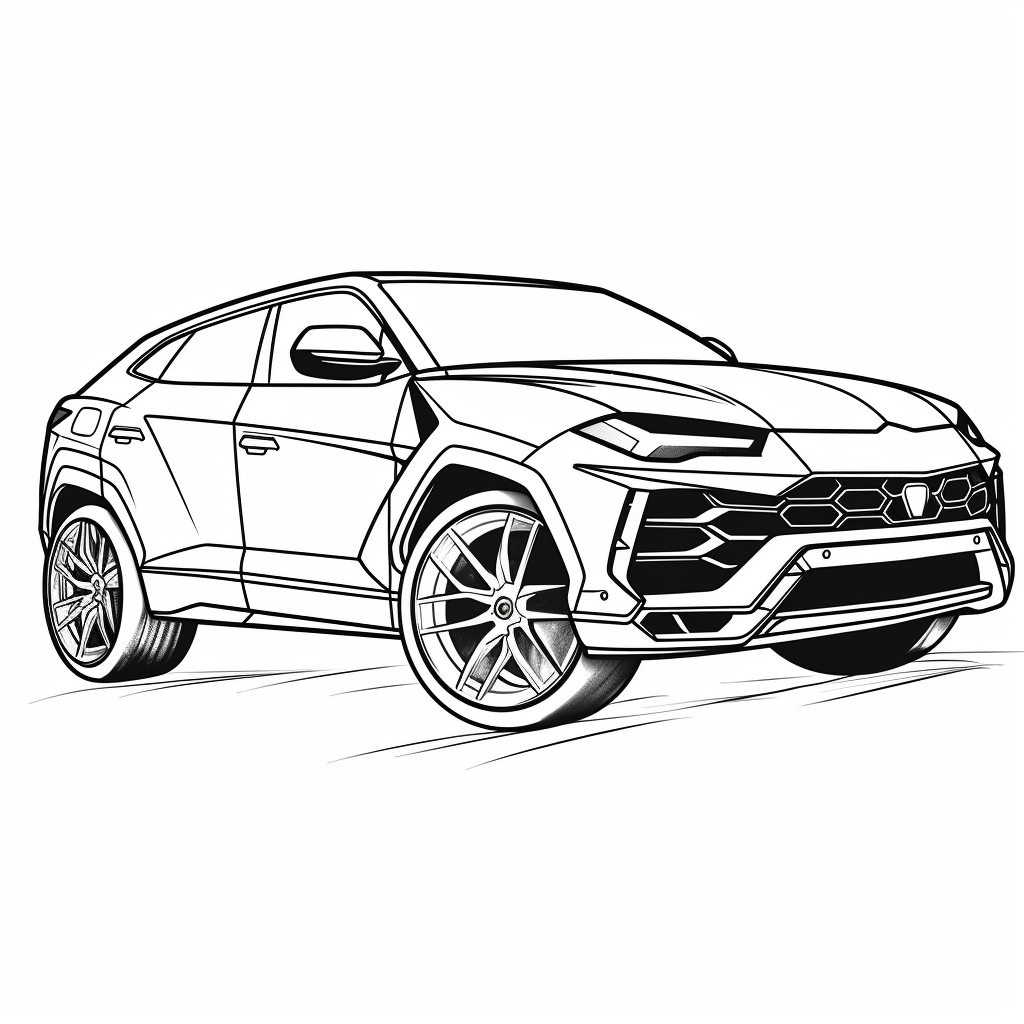 Dibujo de coches para colorear 32 listo para imprimir gratis