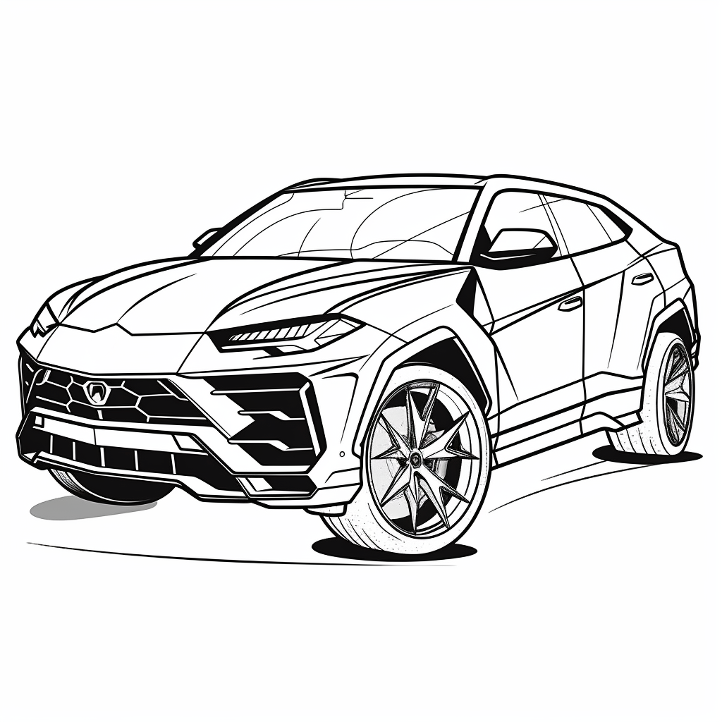 Dibujo de coches para colorear 33 listo para imprimir gratis