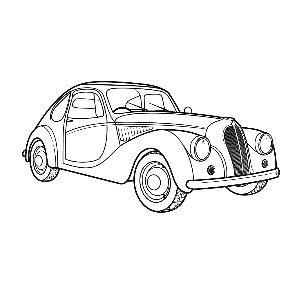 Dibujo de coches para colorear 34 listo para imprimir gratis