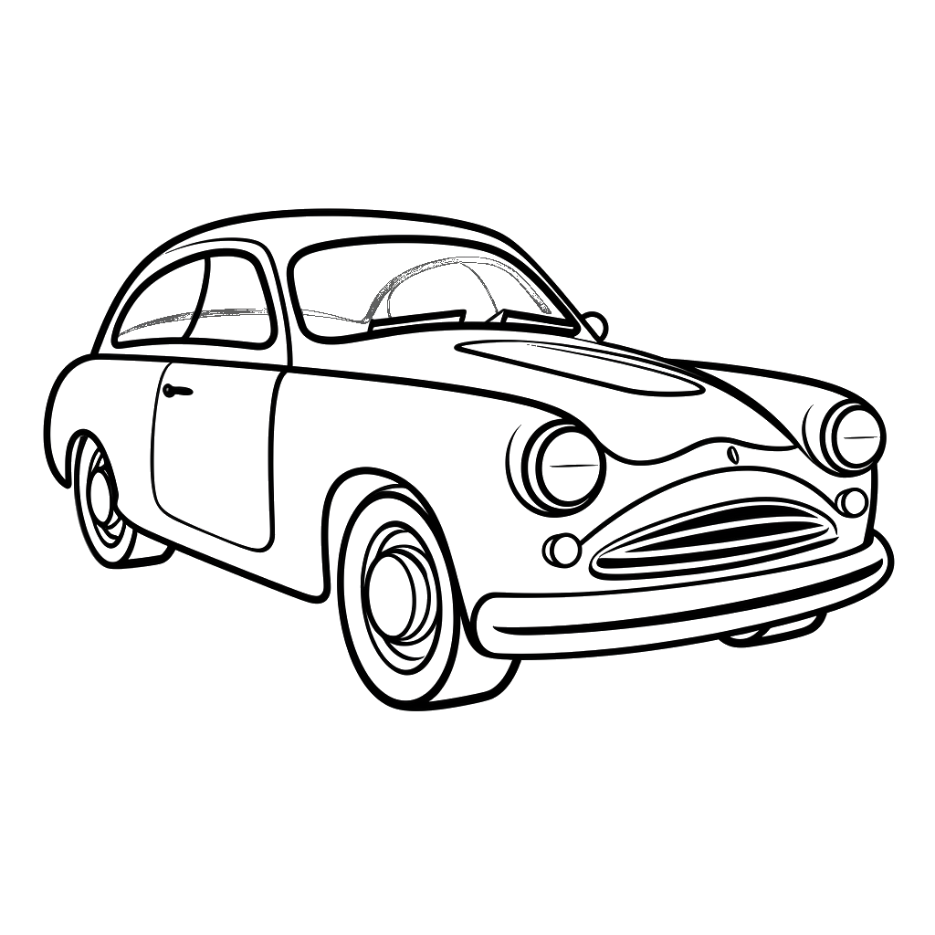 Dibujo de coches para colorear 35 listo para imprimir gratis