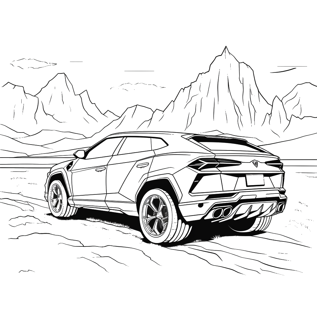 Dibujo de coches para colorear 36 listo para imprimir gratis