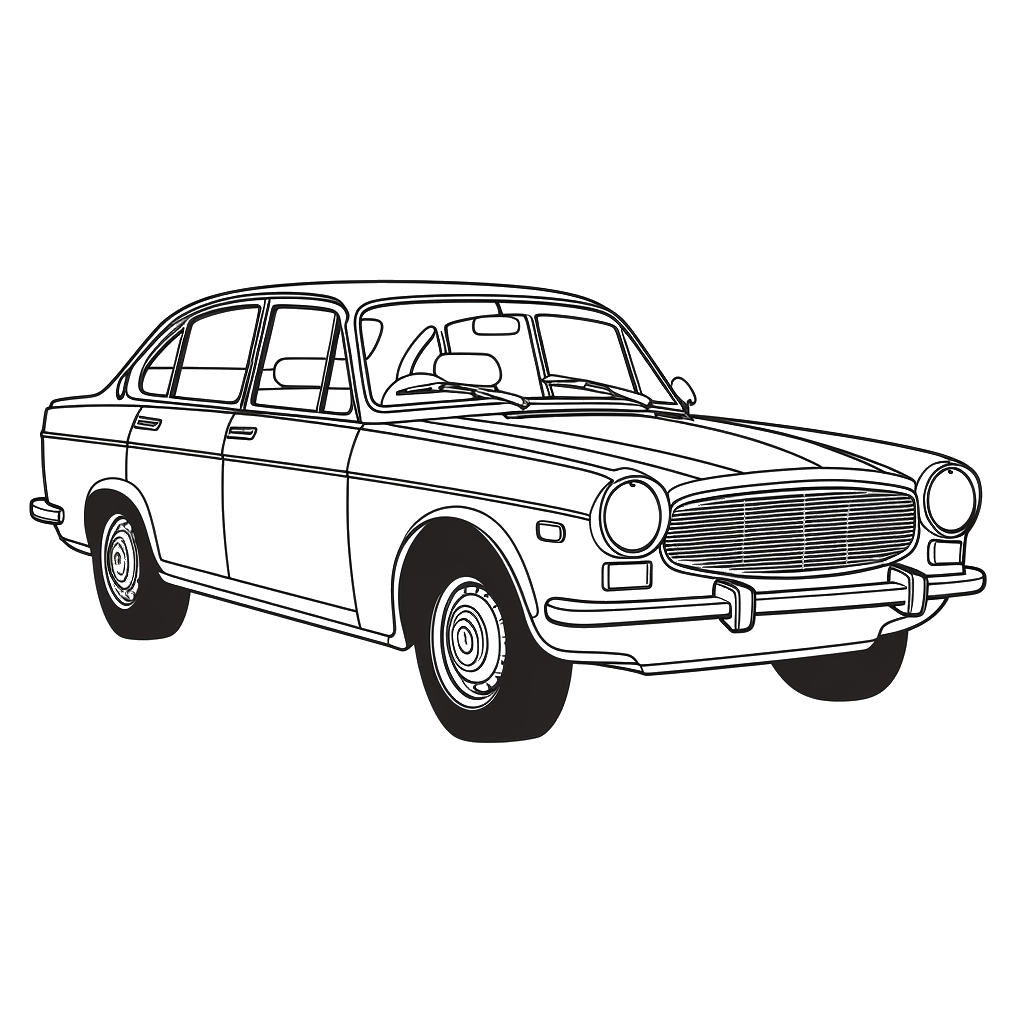 Dibujo de coches para colorear 5 listo para imprimir gratis