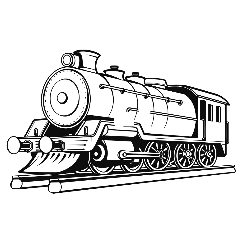 Dibujo de trenes para colorear 16 listo para imprimir gratis